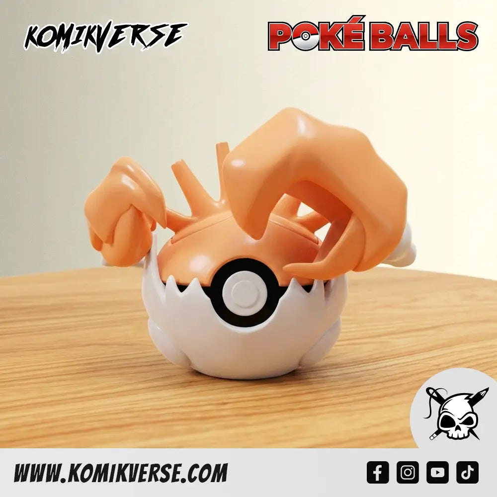 Kingler 3D printed Pokémon figure front view
