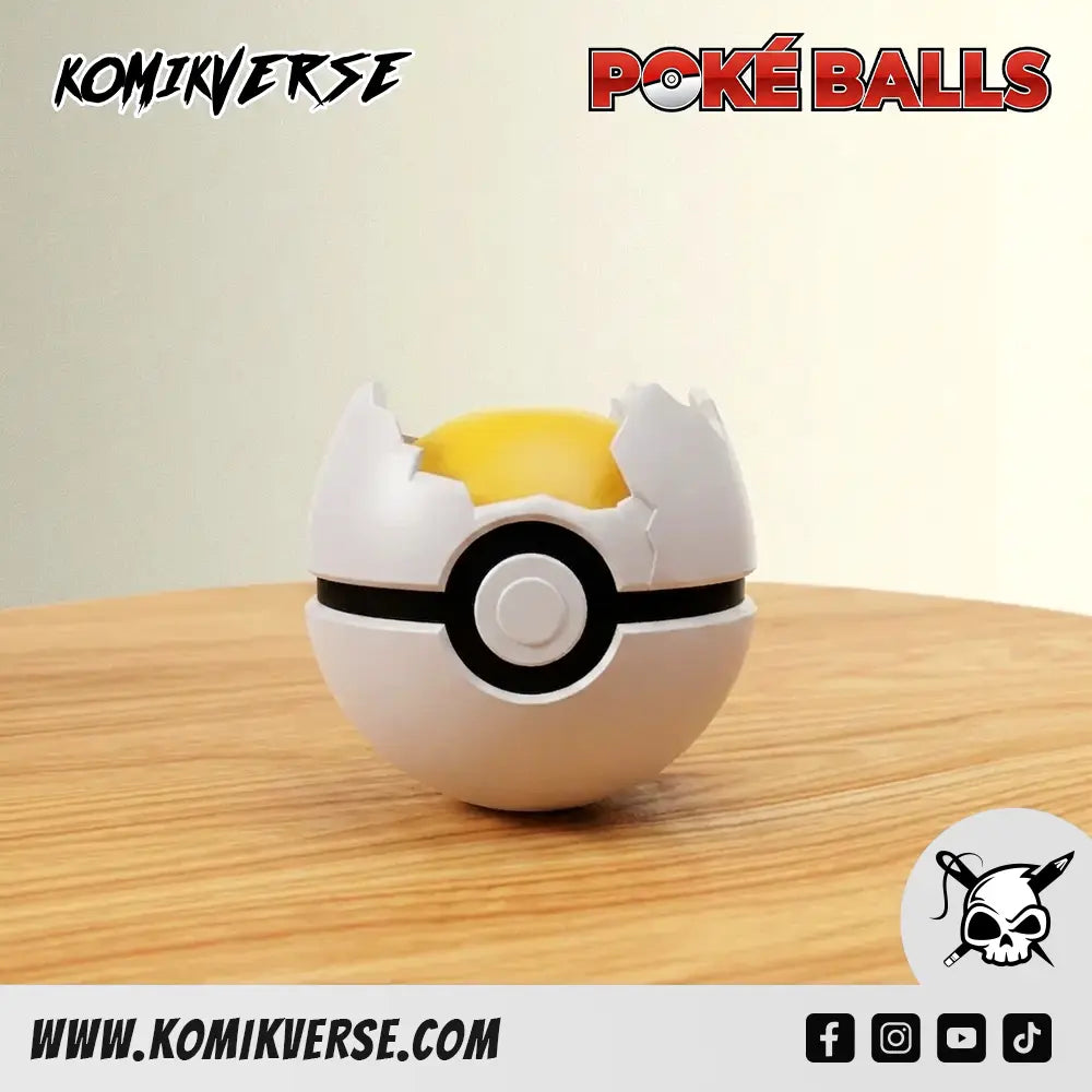Exeggcute 3D printed Pokémon figure front view