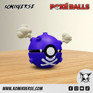 Koffing 3D printed Pokémon figure
