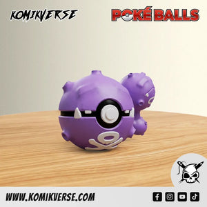 Weezing 3D printed Pokémon figure
