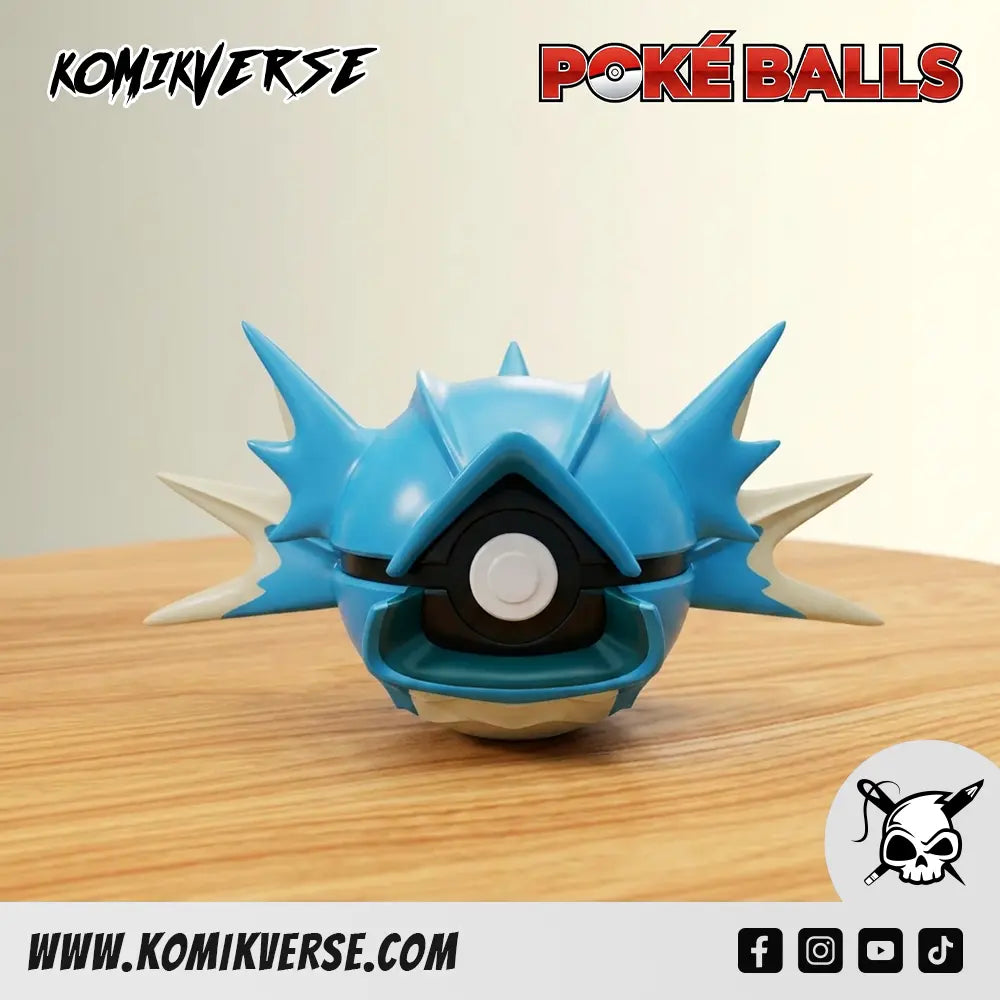 Seadra 3D printed Pokémon figure front view
