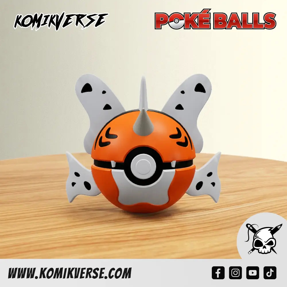 Seaking 3D printed Pokémon figure front view