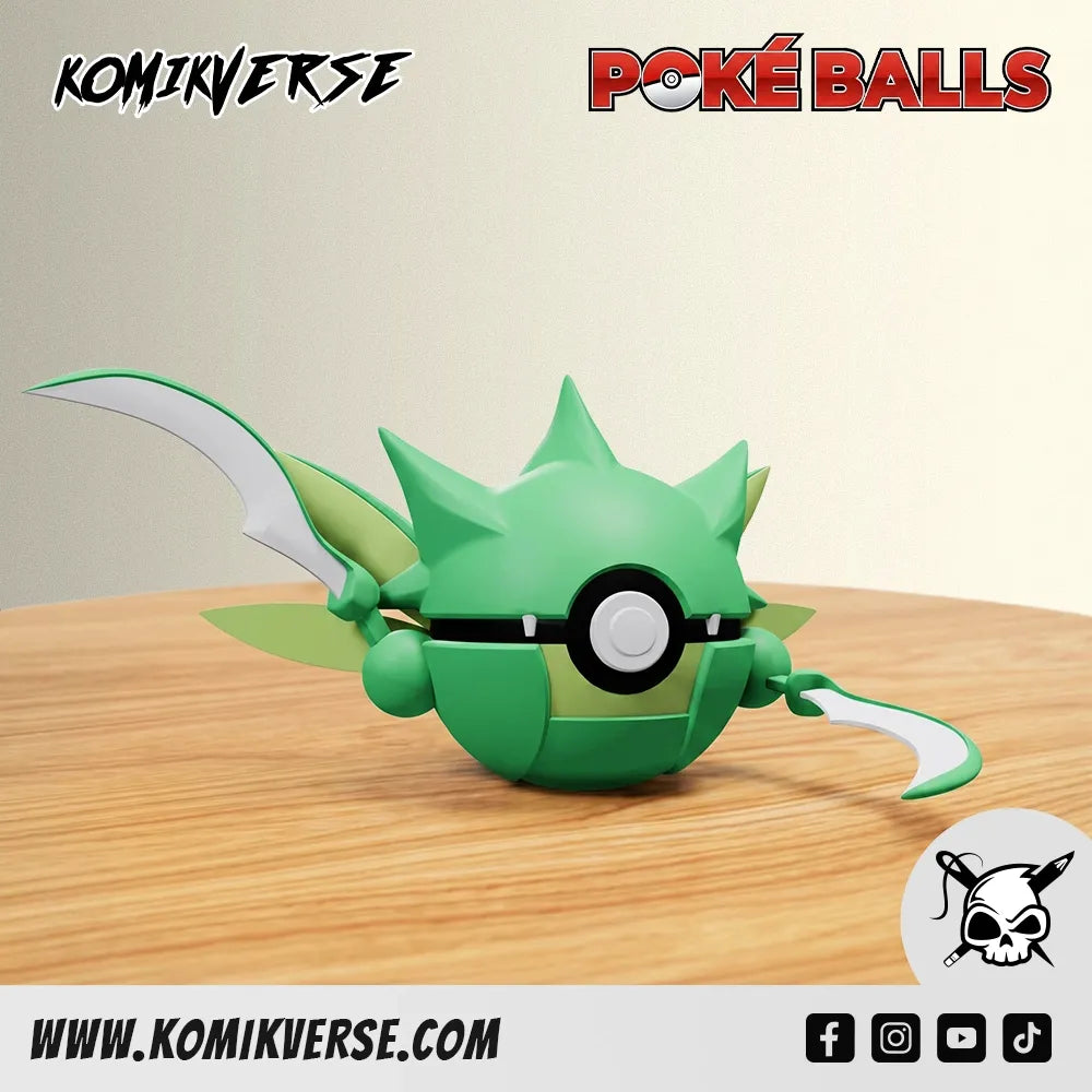 Scyther 3D printed Pokémon figure