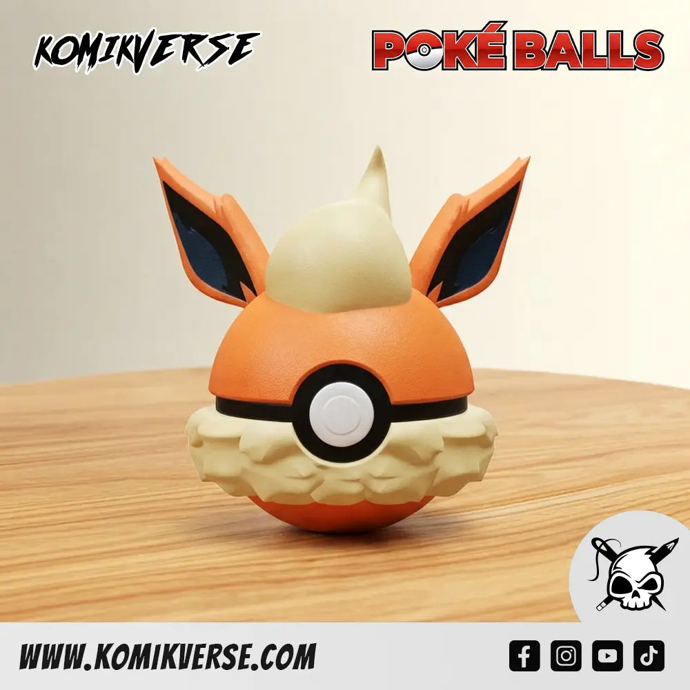 0136-Flareon front view