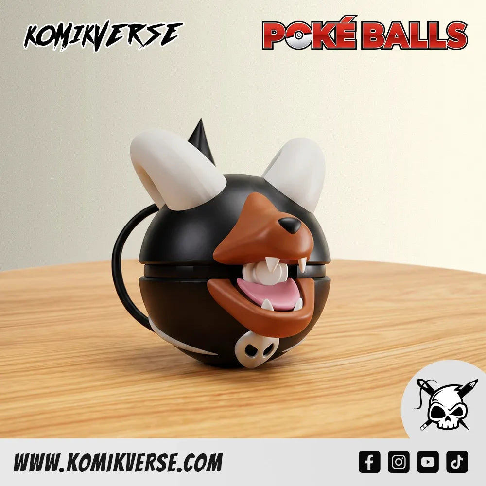 0228-Houndour 3D printed figure