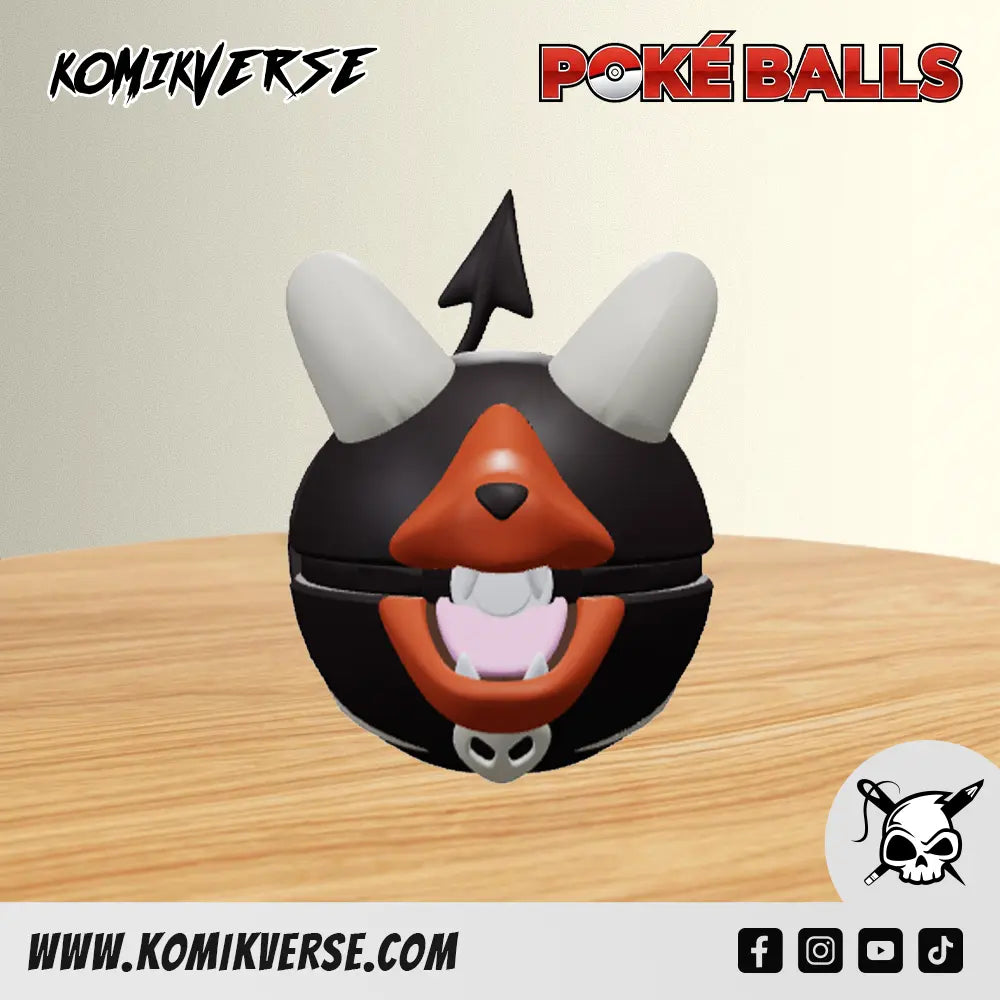 0229-Houndoom front view