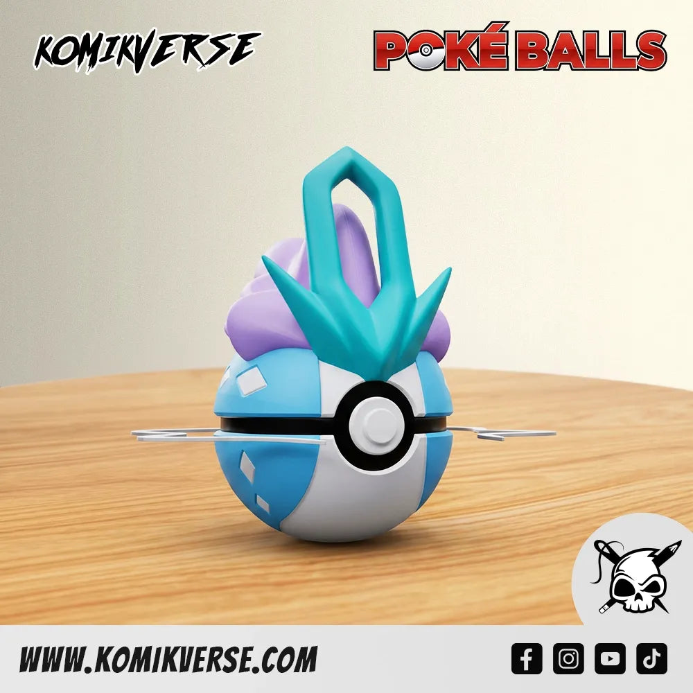 0245-Suicune 3D printed figure