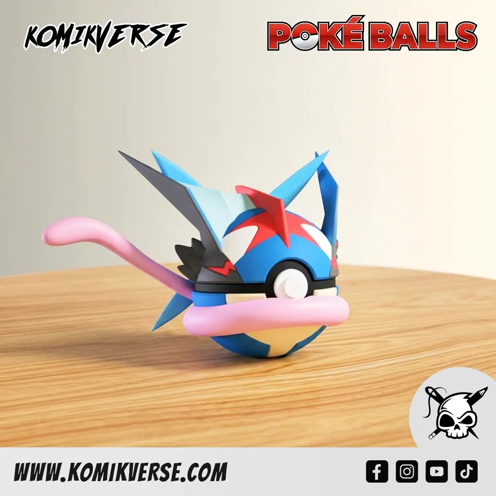 0658-Ash Greninja 3D printed figure