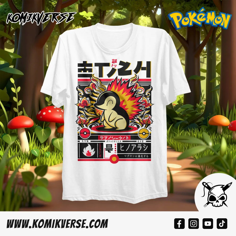 Pokémon Cyndaquil Graphic T-Shirt