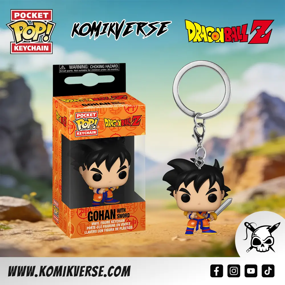 Pop! Keychain Gohan with Sword