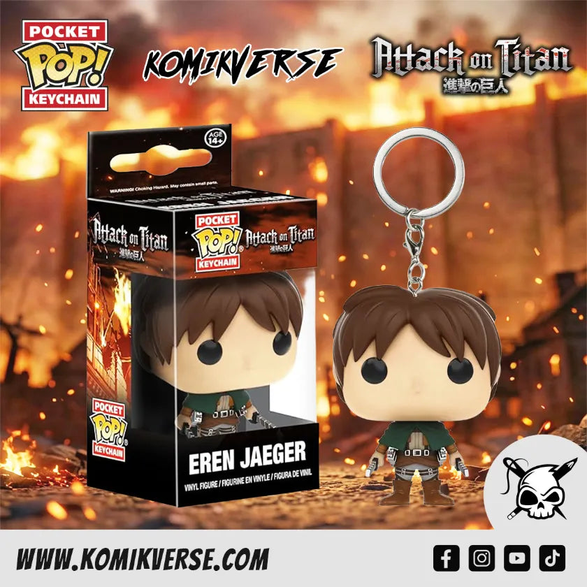 Funko Attack on Titan Eren Jaeger Pocket POP! Keychain