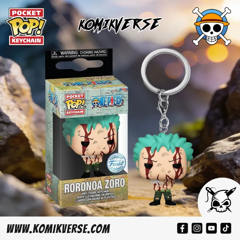 Funko One Piece Zoro Pocket POP! Keychain