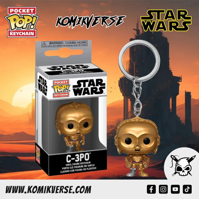 Funko Star Wars 3-CPO Pocket POP! Keychain