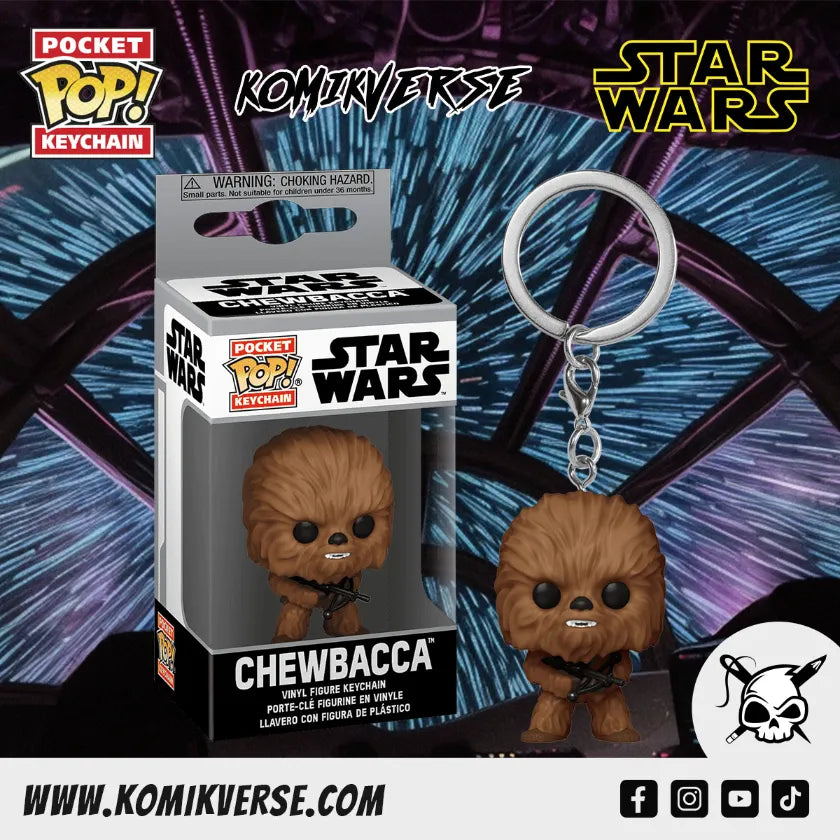 Funko Star Wars Chewbacca Pocket POP! Keychain
