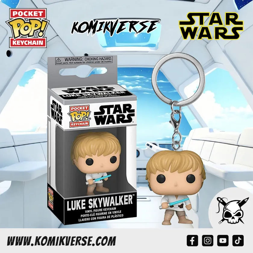 Funko Star Wars Luke Skywalker Pocket POP! Keychain