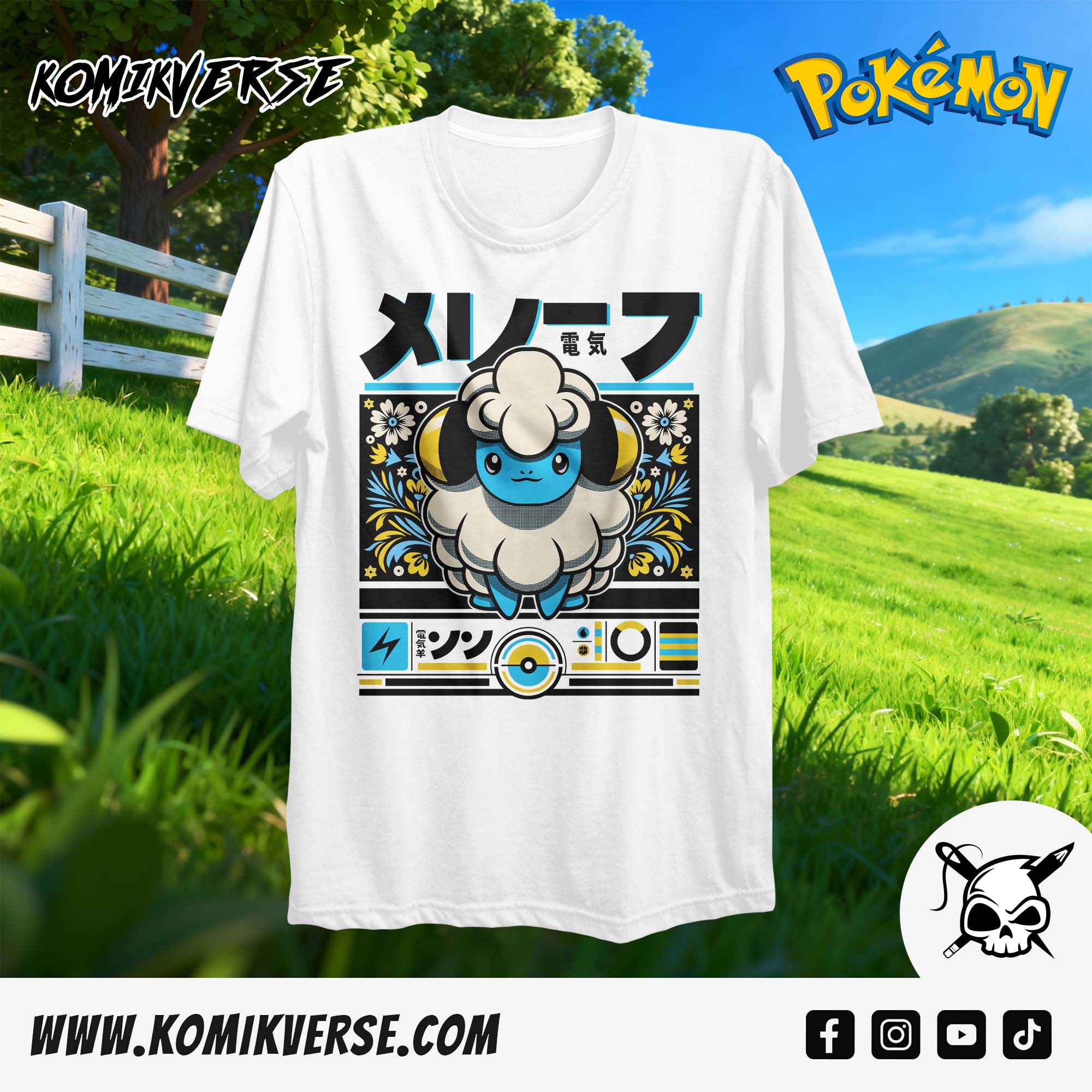 Pokémon Mareep Graphic T-Shirt