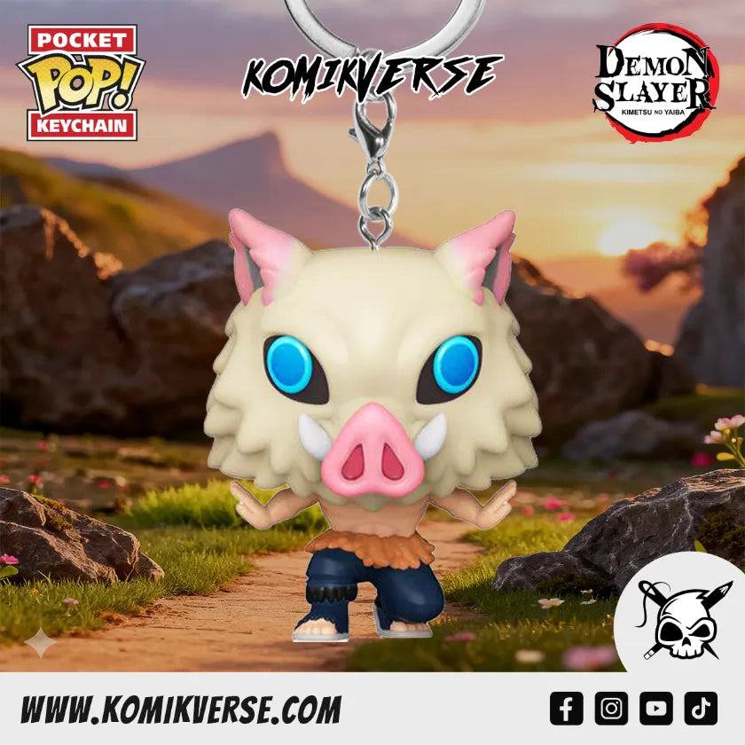 Pop! Keychain Inosuke Hashibira - Demon Slayer – KOMIKVERSE