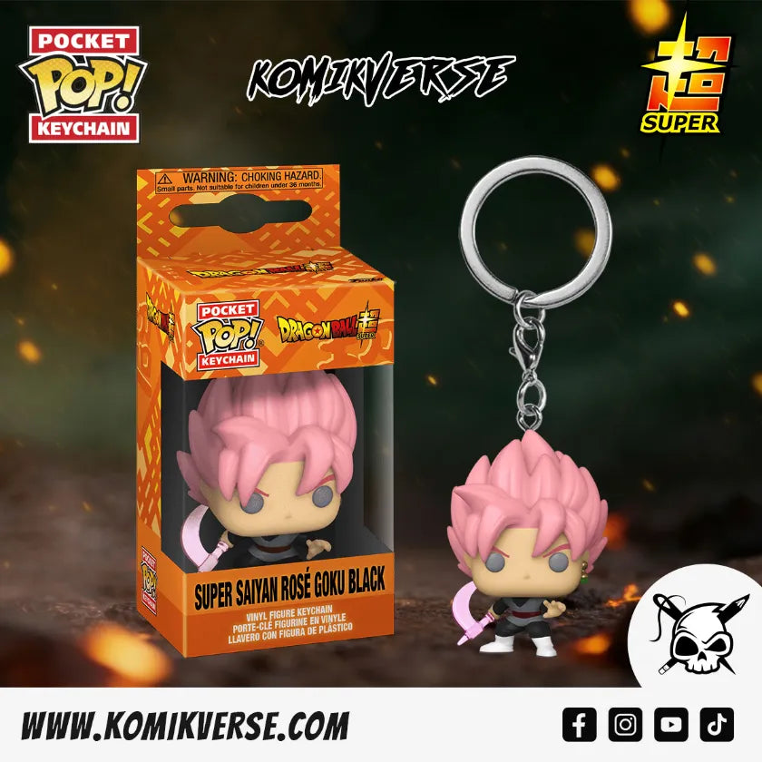 Pop! Keychain Super Saiyan Rosé Goku Black