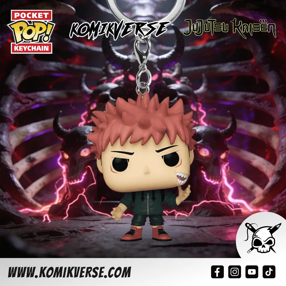 Pop! Keychain Yuji Itadori with Sukuna Mouth