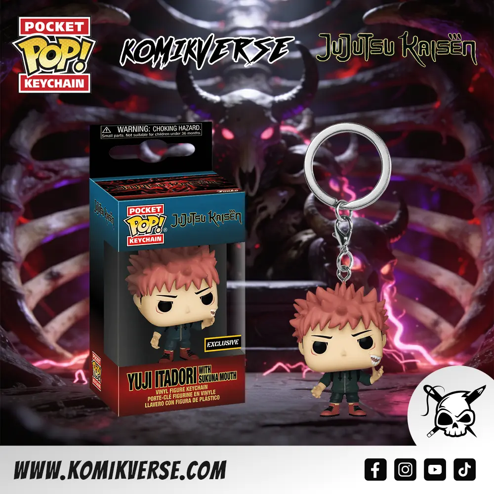 Pop! Keychain Yuji Itadori with Sukuna Mouth