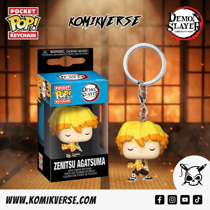 Pop! Keychain Zenitsu Agatsuma - Demon Slayer