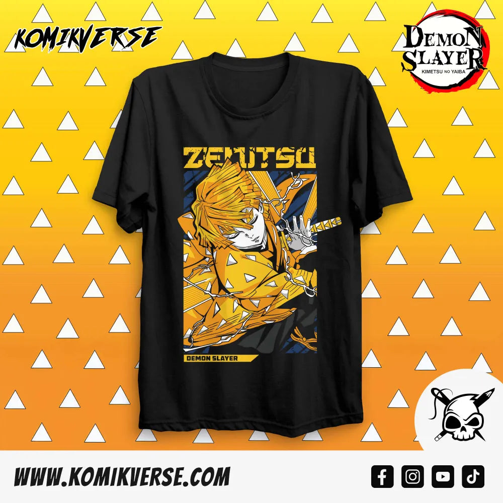 Demon Slayer Zenitsu Agatsuma Graphic T-Shirt